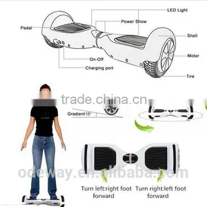 Cheap Smart Overboard Hover Board, Electric Skateboard thumbnail-6