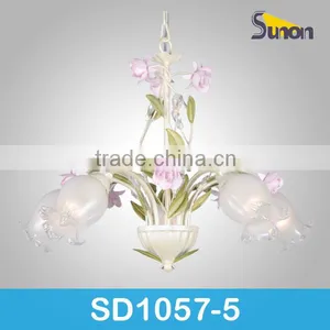 Sunonlighting Wroughtiron Modern Flowers Chandelier thumbnail-1