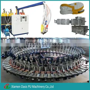 Four Groups PU Man Woman Sports Shoes Foaming Injection Machine (LZ-YP60) thumbnail-1