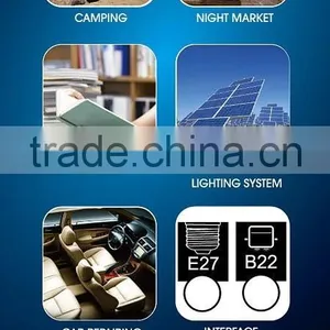 EMERGENCY LIGHT. PROTABLE LED LIGHT. EMERGENCY LED DC BULB WITH CLIPS SET thumbnail-2