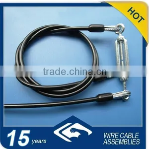 Black Stainless Steel Wire Nylon Coated With Turnbuckle thumbnail-1