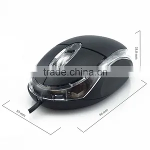 Promotional Wired Ultra-thin Mini Mouse Usb Charging Support Notebook Desktop thumbnail-1