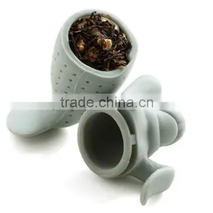 Animal Shaped Manatee Silicone Novel Tea Infuser thumbnail-2