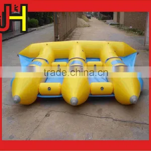 High Quality Funny 6 Person Inflatable Banana Boat For Sale thumbnail-4