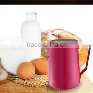 600ml Stainless Steel Japanese Latte Art Milk Frothing Pitcher Milk Tea Drinking Cup Vacuum Travel Mug thumbnail-4