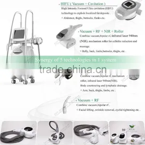Ultrasonic Liposuction Cavitation Slimming Machine 2016 Fat Multipolar Rf Handpiece 10MHz Km Electronics Cavitation Rf Slimming Machine thumbnail-2