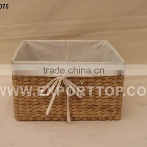 High Quality Water-hyacinth Baskets - ETOP Vietnam ( Website: July.etop) thumbnail-2