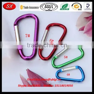 Colorful Metal Carabiner Hooks/carabiner Clips Made in Dongguan thumbnail-1