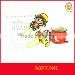 OEM Cute Promotional Silicone Plastic Self-adhesive Paper Bookmarks thumbnail-1