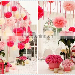 Colorful Wedding Festival Decoration Paper Flower thumbnail-3