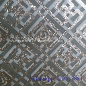 Ice Flower Acid Glass, Door Windows Decorative Art Glass thumbnail-3