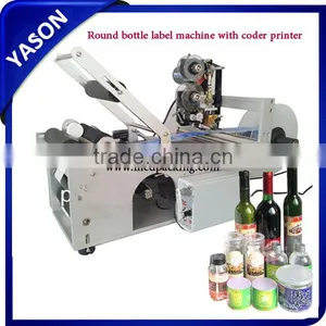 LT-50D Round Bottle Labeling Machine Label Machine With Printer,small Label Printing Machine thumbnail-1
