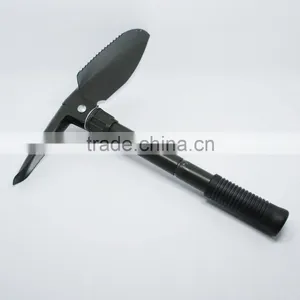 65Mn Carbon Steel Folding Shovel Multifunction Folding Shovel High Quality Foldable Shovel for Camping thumbnail-1