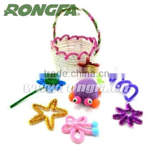 Colorful Chenille Pipe Cleaners Craft Kit thumbnail-4