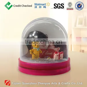 2014 Custom Plastic Snowball With Photo Inside thumbnail-1