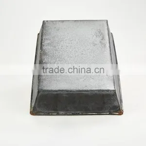 China Smart Half Handmade Big Size Long Square Fish Tank European Zinc Flat Flower Pot thumbnail-6