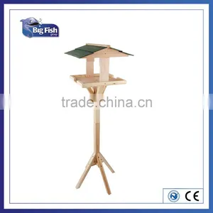 HANGING PATIO WOODEN BIRD TABLE FEEDER HOUSE FEEDING STATION OUTDOOR thumbnail-1