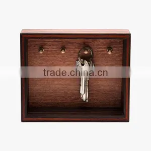 High Quality Easy Assembly Household Wooden Key Rack, Original Wood Jewelry Decorations Racks thumbnail-1