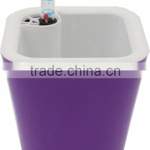 Self Watering Planter Flower Pot Home Office Garden Water Level Indicator thumbnail-1