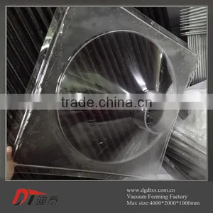 Custom Thermoformed PVC Plastic Black Cone Proofs Cover thumbnail-6
