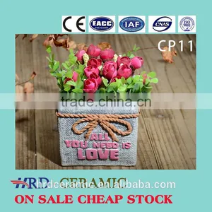 Popular Envoirmental Cement Decorative Plant Pots Indoor thumbnail-1
