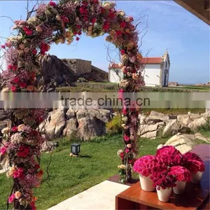Hot Sale SJ20170057 Decorative Artificial Wedding Fake Flower Arch Tree thumbnail-1