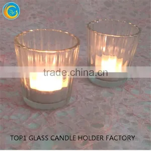 Cheap Mercury Glass Vases Metallic Red Mercury Glass Jar Candle Lantern thumbnail-4