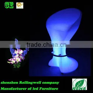Hot Sale Remote Control RGB Colors Changing Lighting Led Bar Stools Illuminated LED Bar Chairs thumbnail-2