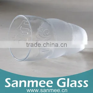 Creative Design Frosted Printing Glass Tumble,Coffee Glass Cup thumbnail-3