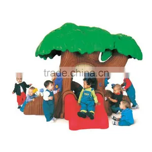 Hot Popular Sale Garden Kids Play Toy Tree House Kids Play House Outdoor Playhouse Cover (A-19307) thumbnail-1