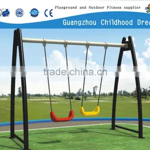 (CHD-866) Children Two Seat Swing, Outdoor Iron Swing, Baby Swing Chair thumbnail-1