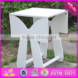 2016 New Design White Wooden Kids Play Table for Study W08G183 thumbnail-6