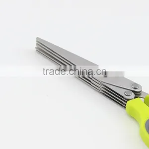 Five Sharp Blades Time-Saving Kitchen Shears Herb Scissors thumbnail-4