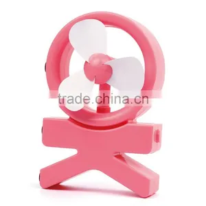 Customized Design Mini USB Desk OK Shape Blower Fan thumbnail-4