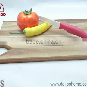 4 Pieces Red Color Handle Zirconia Chef/Utility/Paring Knife thumbnail-5