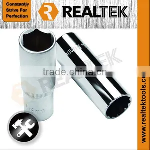 1/4" DR Deep Socket DIN3124 thumbnail-1