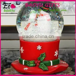 Hot Selling Creative Gifts Snow Globe Christmas Musical Snow Globe thumbnail-1