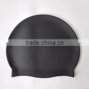 High Quality Soft Adult Funny Swim Cap Printing Silicone Custom thumbnail-3