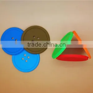 Hot Selling Custom Tea Cup Silicone Rubber Pvc Coaster With Cheap Price thumbnail-1