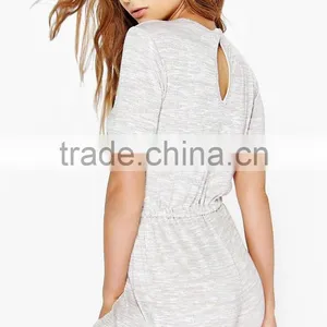 Korean Style Women Clothing Costumes Casual Relaxed Fit Knitted Summer Playsuit 2017 For Women thumbnail-3