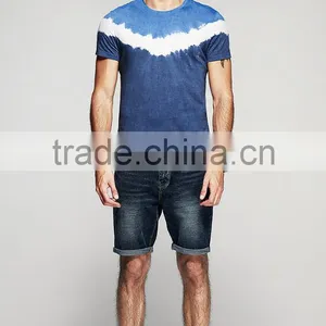 Men's Tie Dye T-shirt, Cotton Jesery T-shirt, Customized Logo T-shirt thumbnail-1