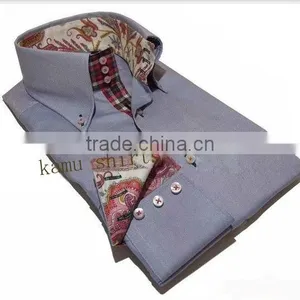 2013 Latest Fashion Men Shirt Men's Italian Style Shirts thumbnail-1