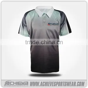 Print Blank Polo Shirts Custom Sublimated Polo Shirts Made in Achieve thumbnail-1