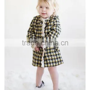 Nova Kids Clothing Wholesale Baby Girl Outwear Coat Jacket With Ruffled thumbnail-1