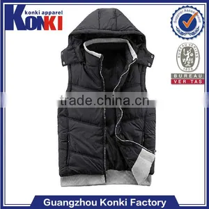 New Style Sleeveless Cheap Compression Vest Men With Hood thumbnail-1