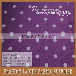 Cicheng Company Sells the Best Fabric,cvc Oxford Dyed Print thumbnail-1