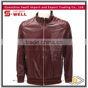 Finely Processed Selected Materials Modern Design Men Warm pu Jacket thumbnail-1