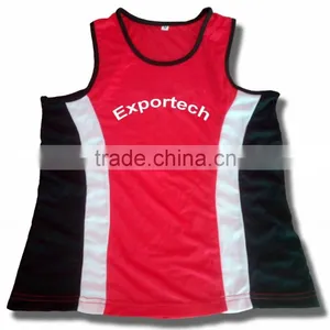 100% Polyester Bird Eye Fabric Dri Fit Tank Top thumbnail-1