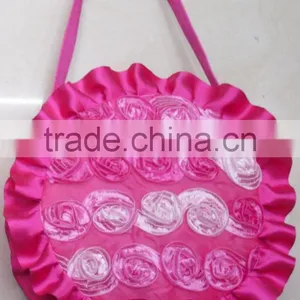 Fashion Round Lace Flower Sequin Little Girl Bag thumbnail-6