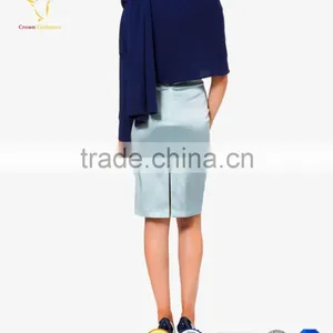 Navy Blue Wrap Poncho Shawl thumbnail-2